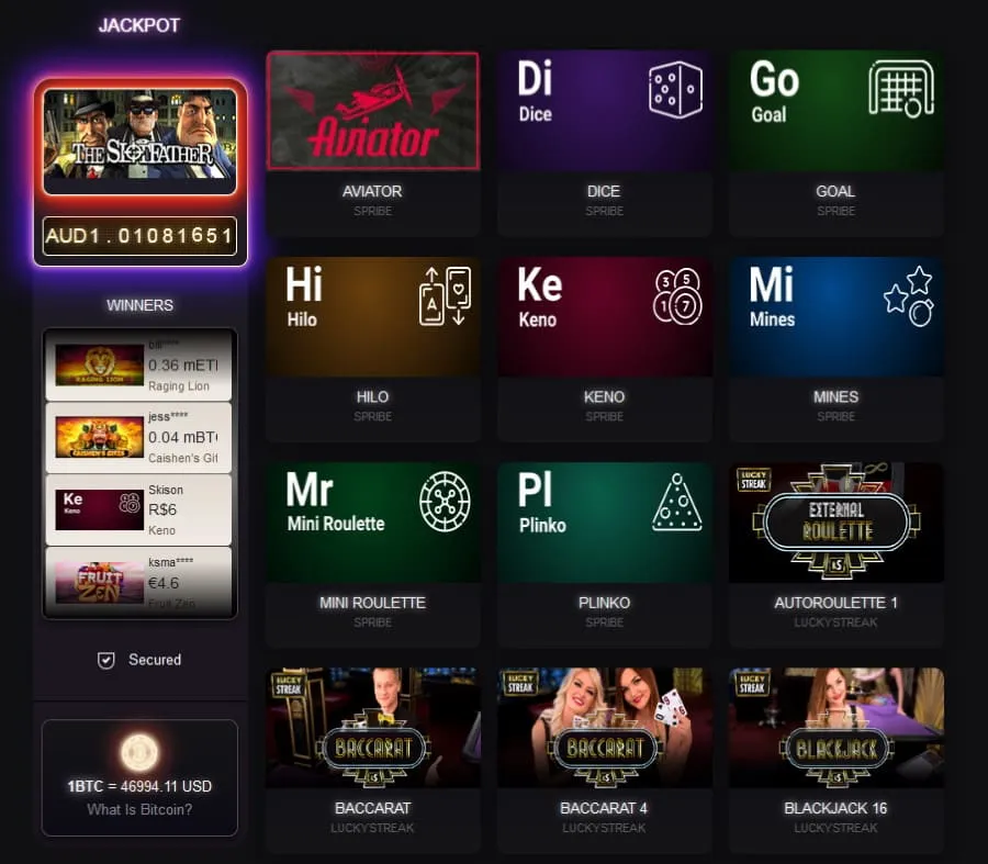 7bit casino live games