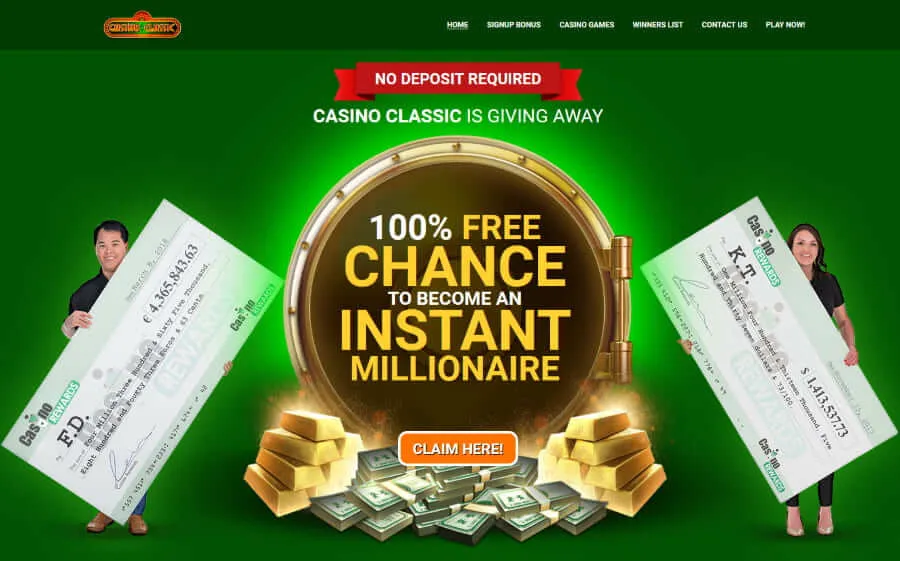 Casino Classic main page