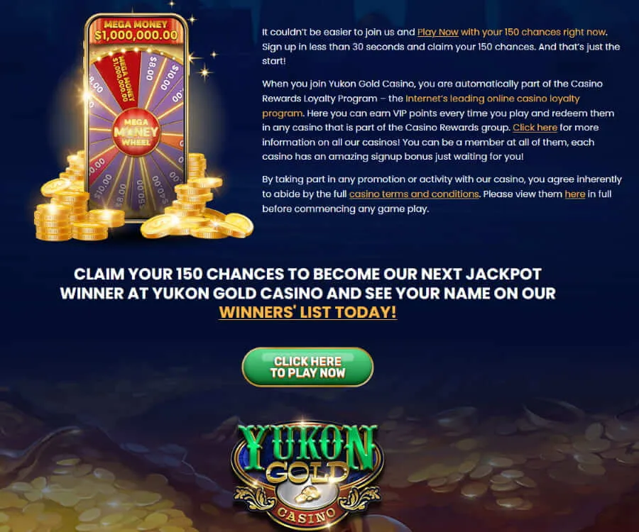 Yukon Gold Casino promotions2